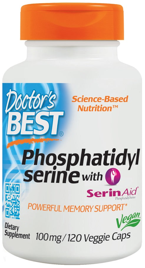 Doctor's Best: Phosphatidylserine Serine with SerinAid, 100mg - 120 vcaps