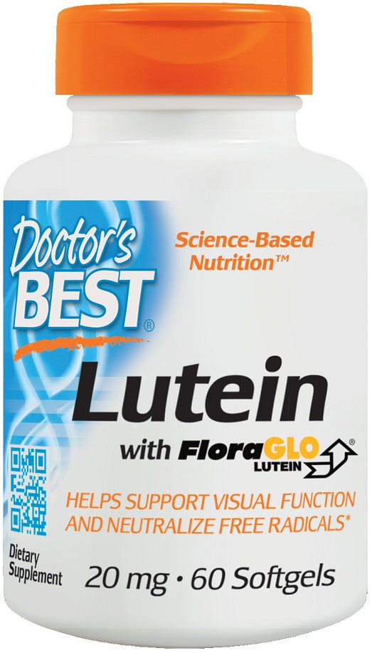 Doctor's Best: Lutein with FloraGLO, 20mg - 60 softgels