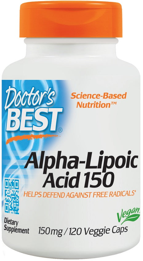 Doctor's Best: Alpha-Lipoic Acid, 150mg - 120 vcaps