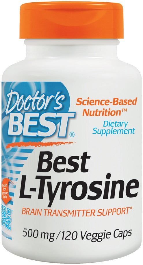 Doctor's Best: L-Tyrosine, 500mg - 120 vcaps