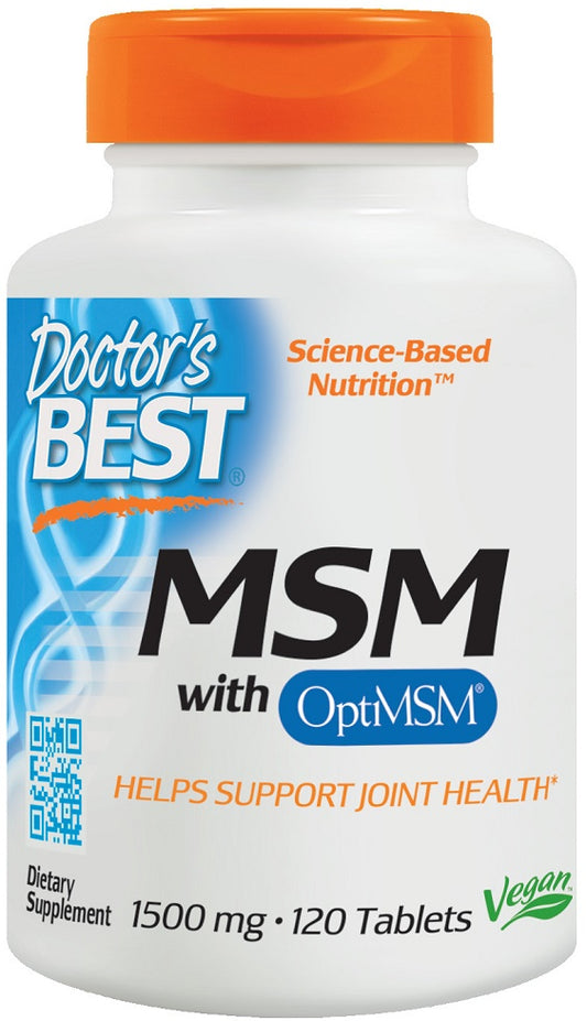 Doctor's Best: MSM with OptiMSM Vegan, 1500mg - 120 tablets