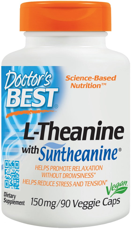 Doctor's Best: L-Theanine with Suntheanine, 150mg - 90 vcaps