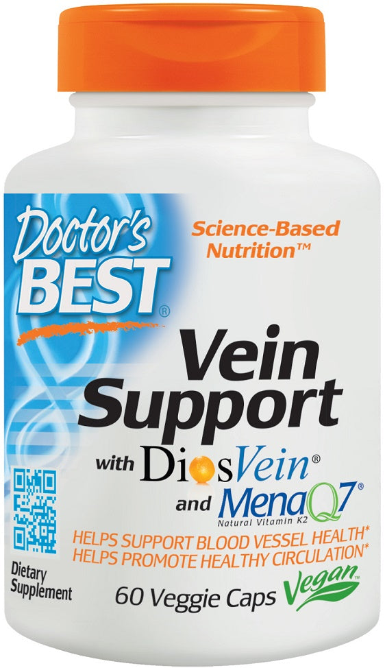 Doctor's Best: Vein Support with DiosVein and MenaQ7 - 60 vcaps