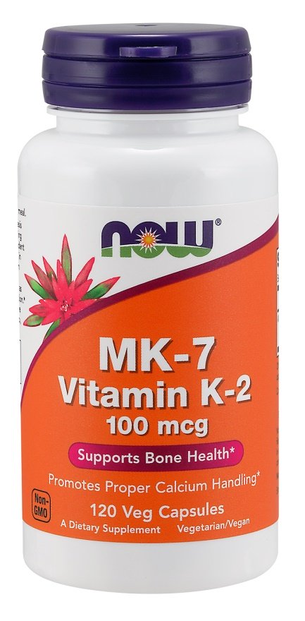 NOW Foods: MK-7 Vitamin K-2, 100mcg - 120 vcaps