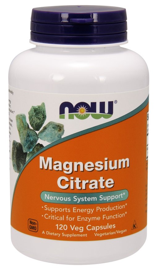 NOW Foods: Magnesium Citrate, 400mg - 120 vcaps