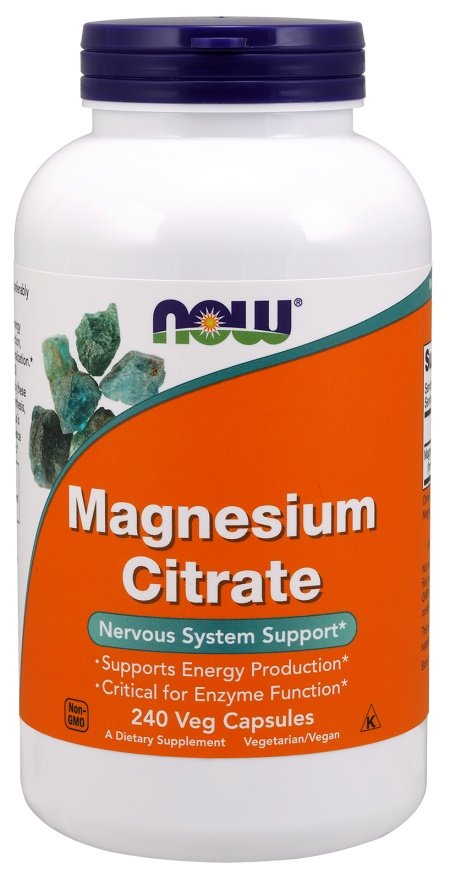 NOW Foods: Magnesium Citrate, 400mg - 240 vcaps