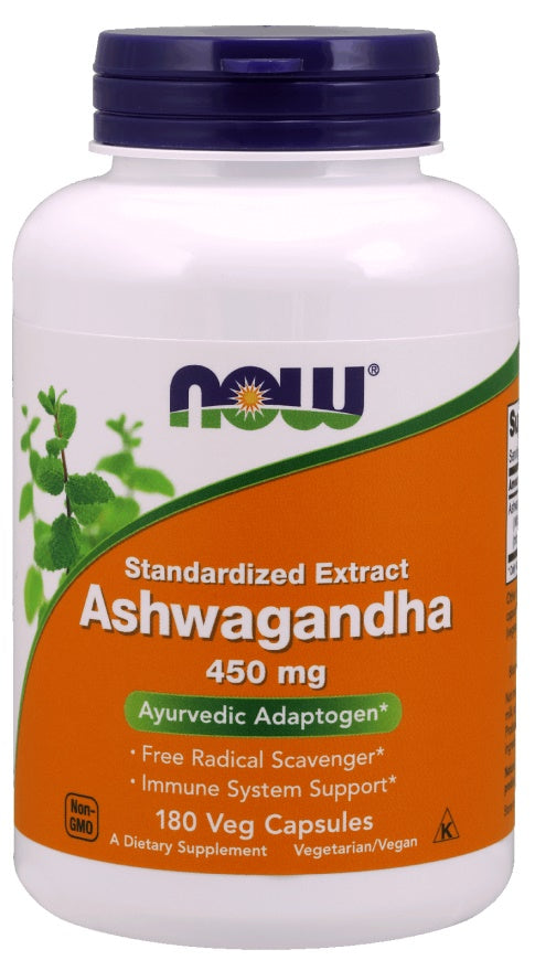 NOW Foods: Ashwagandha Extract, 450mg - 180 vcaps