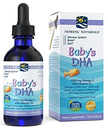 Nordic Naturals: Baby's DHA, 1050mg Omega-3 with Vitamin D3 - 60 ml.