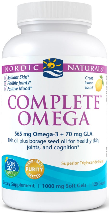 Nordic Naturals: Complete Omega, 565mg Lemon - 120 softgels