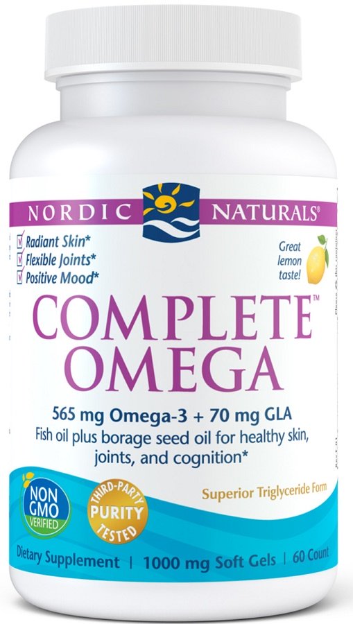 Nordic Naturals: Complete Omega, 565mg Lemon - 60 softgels