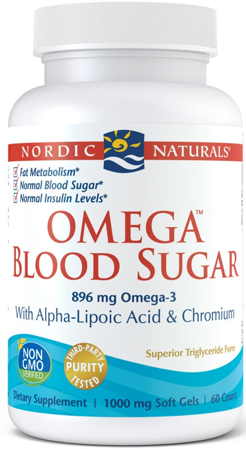 Nordic Naturals: Omega Blood Sugar, 896mg - 60 softgels