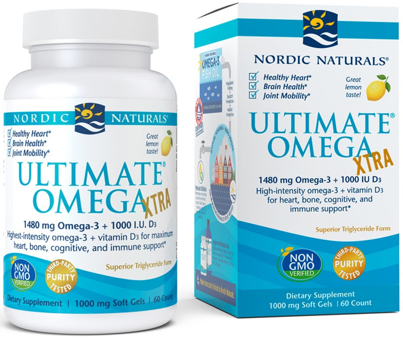 Nordic Naturals: Ultimate Omega Xtra, 1480mg Lemon - 60 softgels