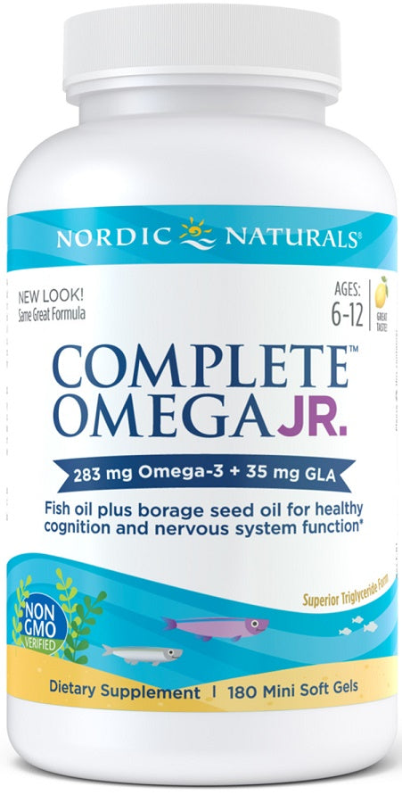 Nordic Naturals: Complete Omega Junior, 283mg Lemon - 180 mini softgels