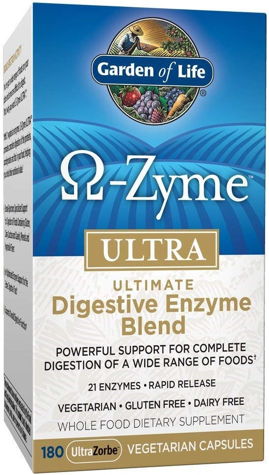 Garden of Life: Omega Zyme Ultra - 180 vcaps