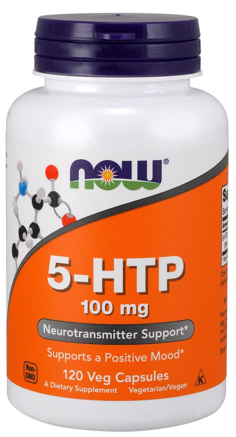 NOW Foods: 5-HTP, 100mg - 120 vcaps