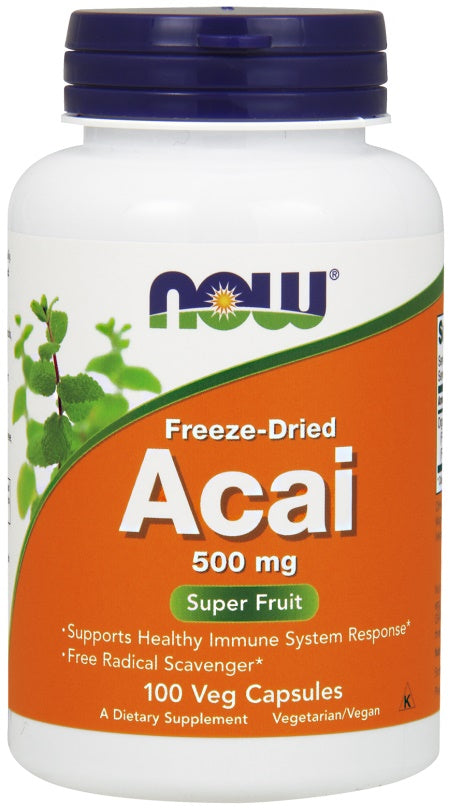 NOW Foods: Acai, 500mg - 100 vcaps