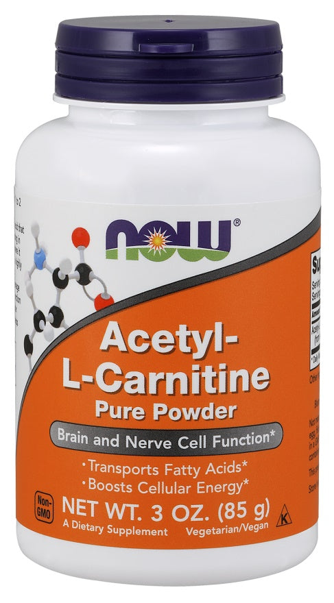 NOW Foods: Acetyl-L-Carnitine, Pure Powder - 85g