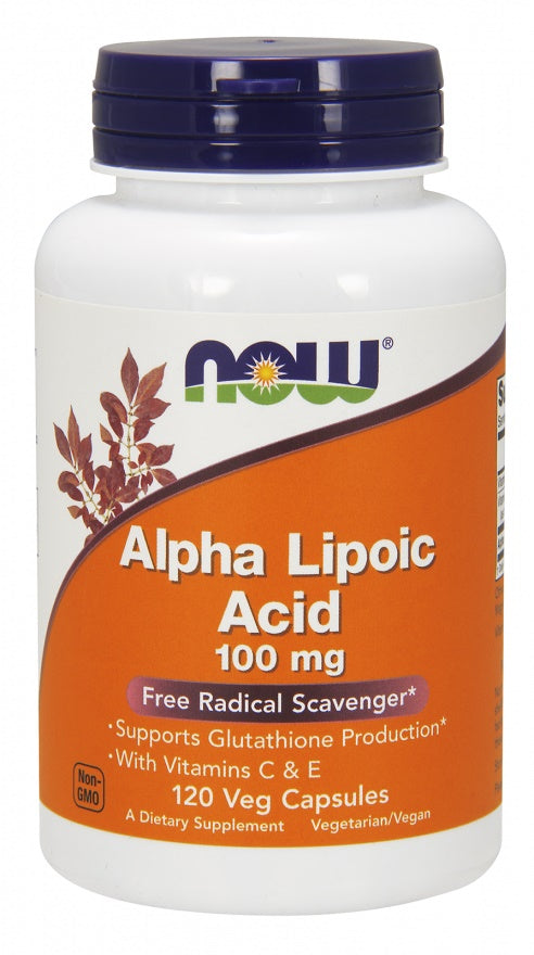 NOW Foods: Alpha Lipoic Acid with Vitamins C & E, 100mg - 120 vcaps