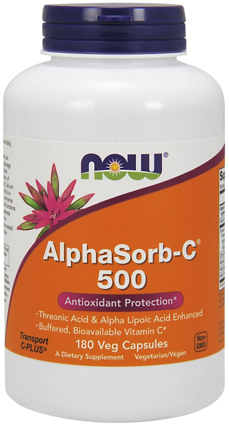 NOW Foods: AlphaSorb-C, 500mg - 180 vcaps