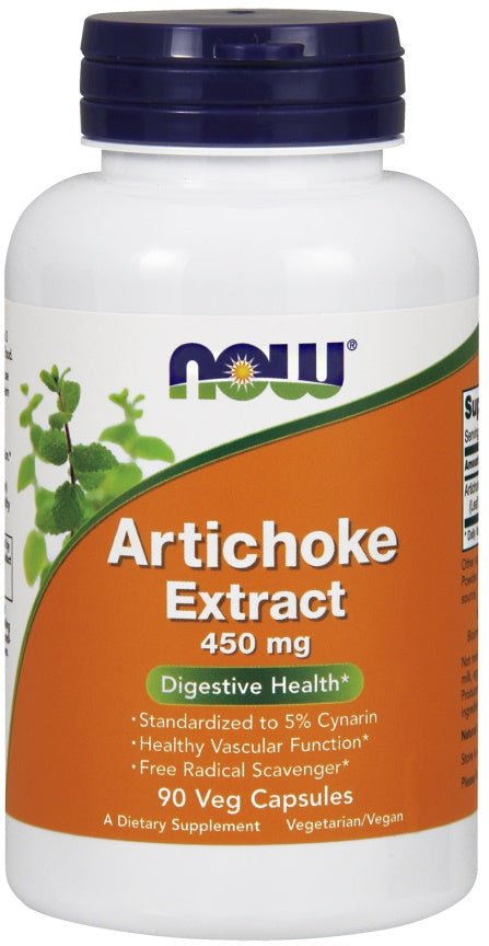 NOW Foods: Artichoke Extract, 450mg - 90 vcaps