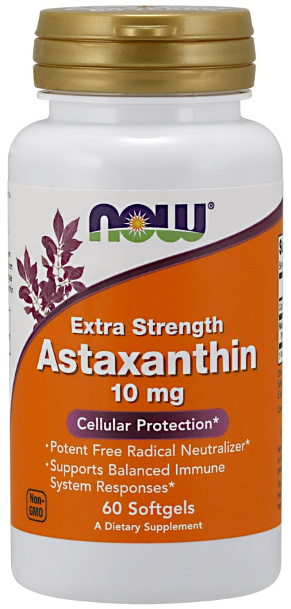 NOW Foods: Astaxanthin, 10mg - 60 softgels