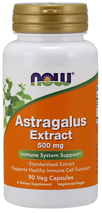 NOW Foods: Astragalus Extract, 500mg - 90 vcaps