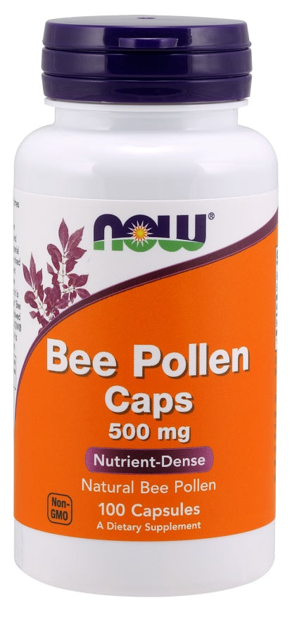 NOW Foods: Bee Pollen, 500mg - 100 caps