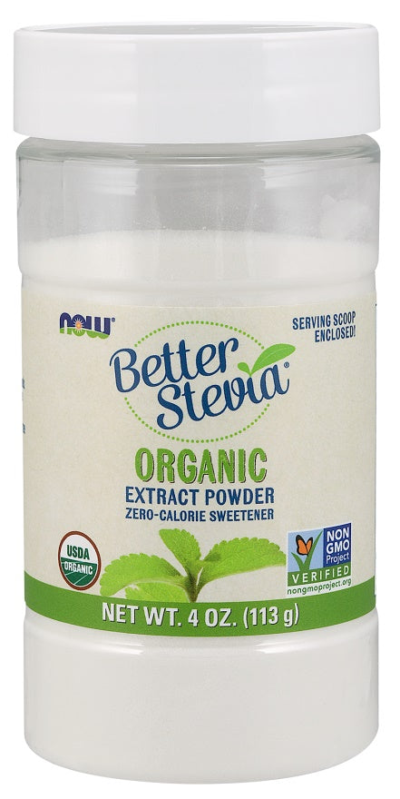 NOW Foods: Better Stevia Extract Powder, Organic - 113g