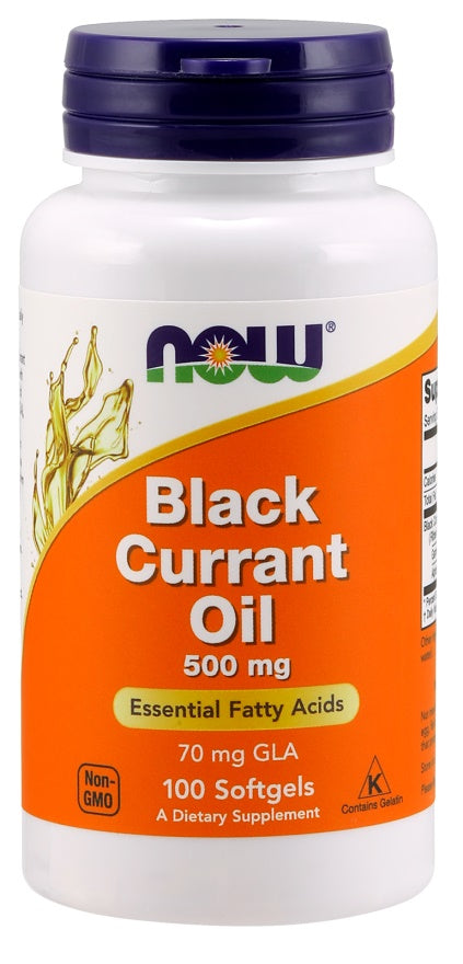 NOW Foods: Black Currant Oil, 500mg - 100 softgels