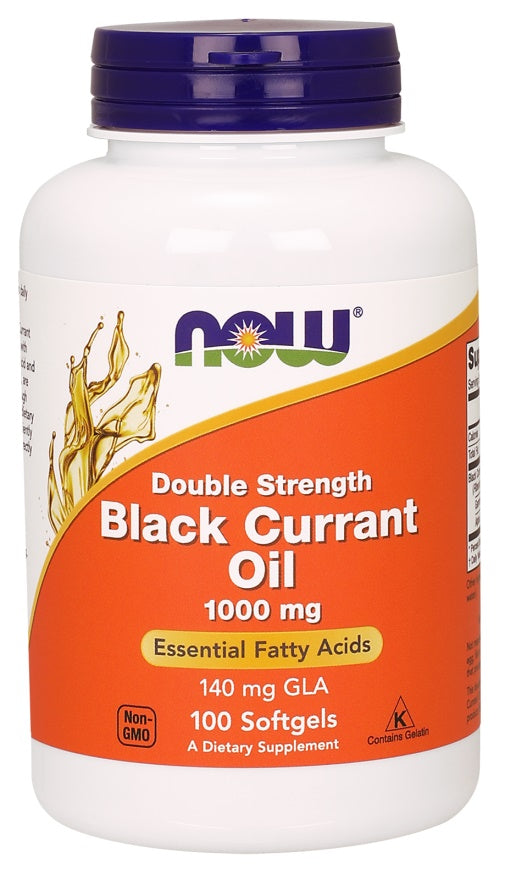 NOW Foods: Black Currant Oil, 1000mg - 100 softgels