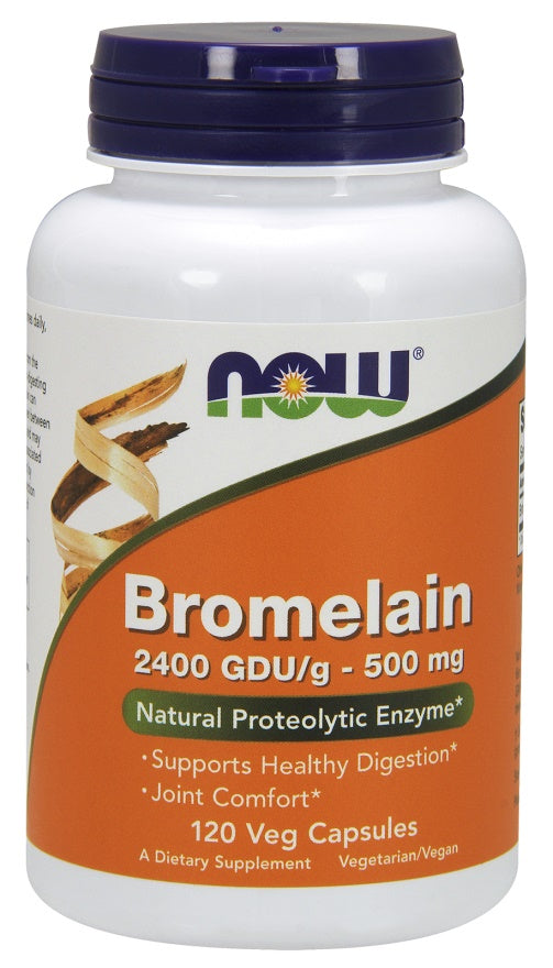 NOW Foods: Bromelain, 500mg - 120 vcaps