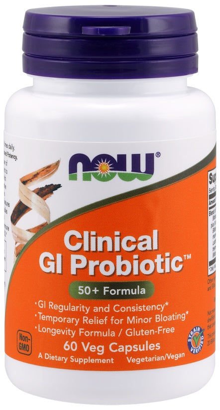 NOW Foods: Clinical GI Probiotic - 60 vcaps