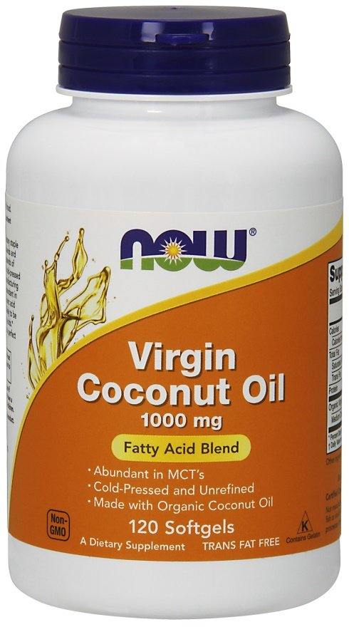 NOW Foods: Virgin Coconut Oil, 1000mg - 120 softgels