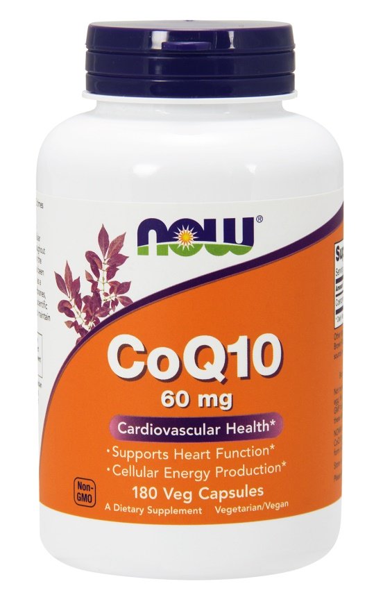 NOW Foods: CoQ10, 60mg - 180 vcaps