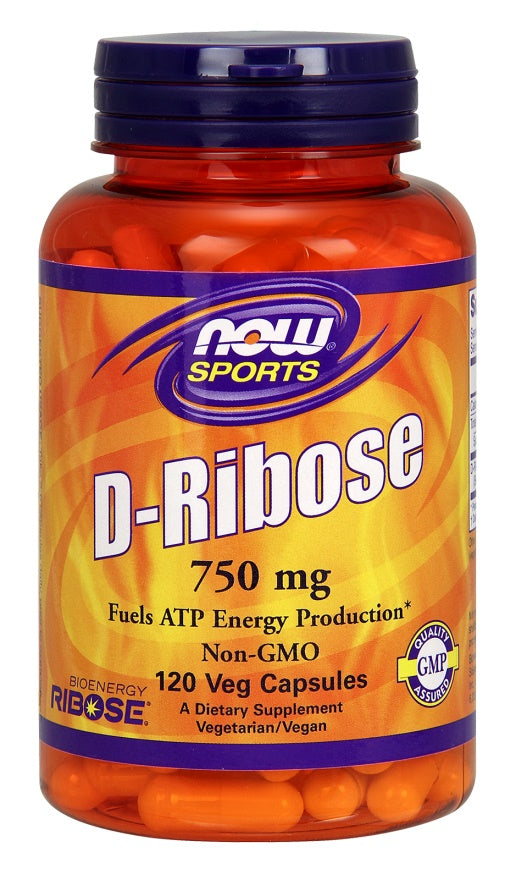 NOW Foods: D-Ribose, 750mg - 120 vcaps