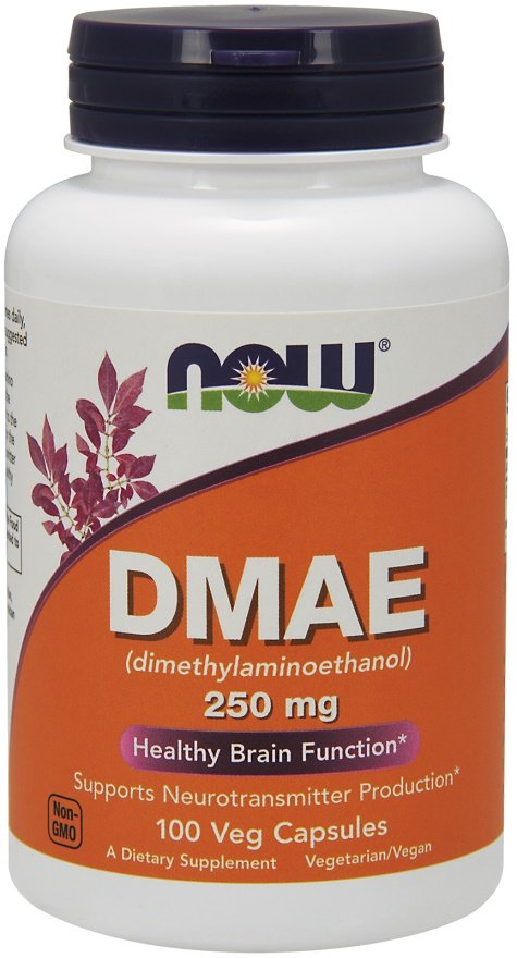 NOW Foods: DMAE (Dimethylaminoethanol), 250mg - 100 vcaps