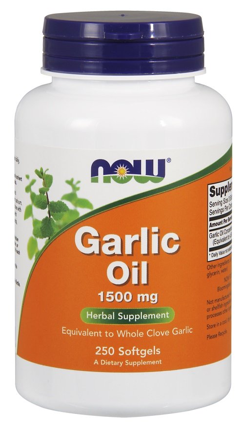 NOW Foods: Garlic Oil, 1500mg - 250 softgels