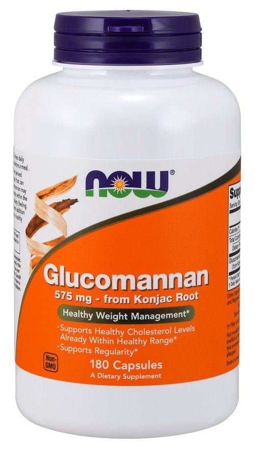 NOW Foods: Glucomannan from Konjac Root, 575mg - 180 caps