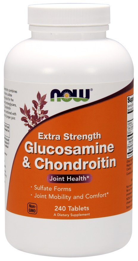 NOW Foods: Glucosamine & Chondroitin Extra Strength - 240 tabs