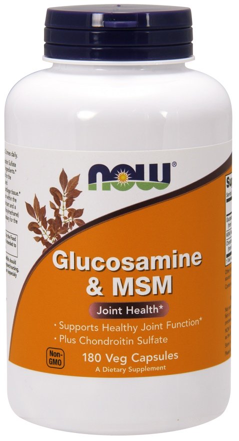 NOW Foods: Glucosamine & MSM - 180 vcaps