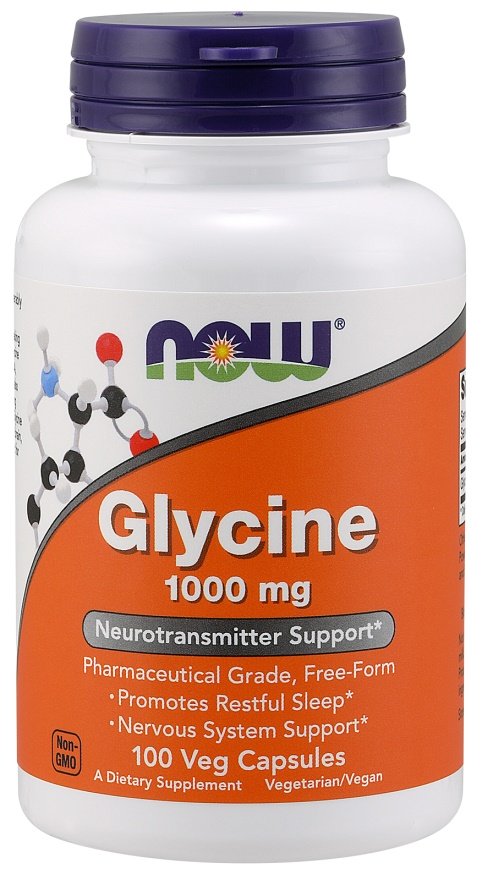 NOW Foods: Glycine, 1000mg - 100 vcaps