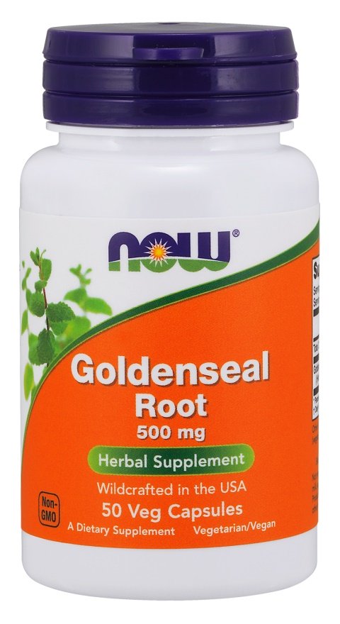 NOW Foods: Goldenseal Root, 500mg - 50 vcaps