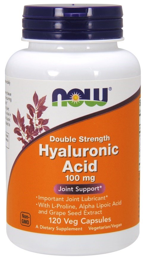 NOW Foods: Hyaluronic Acid, 100mg Double Strength - 120 vcaps