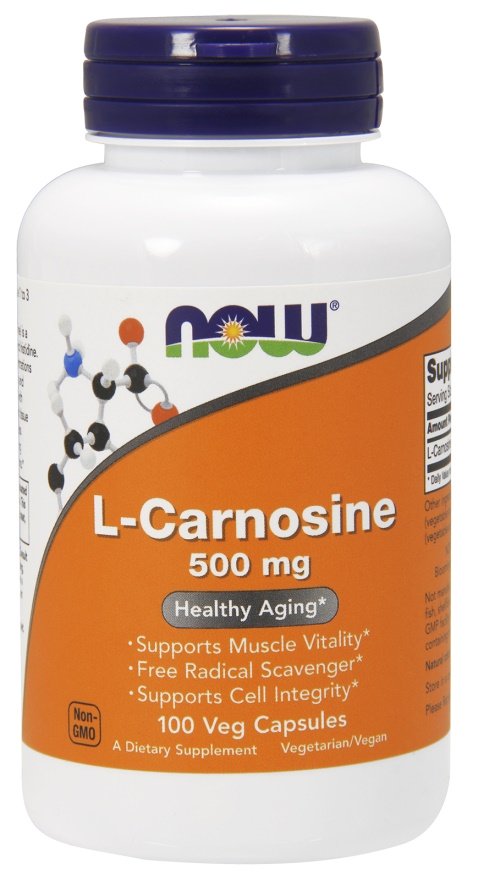 NOW Foods: L-Carnosine, 500mg - 100 vcaps