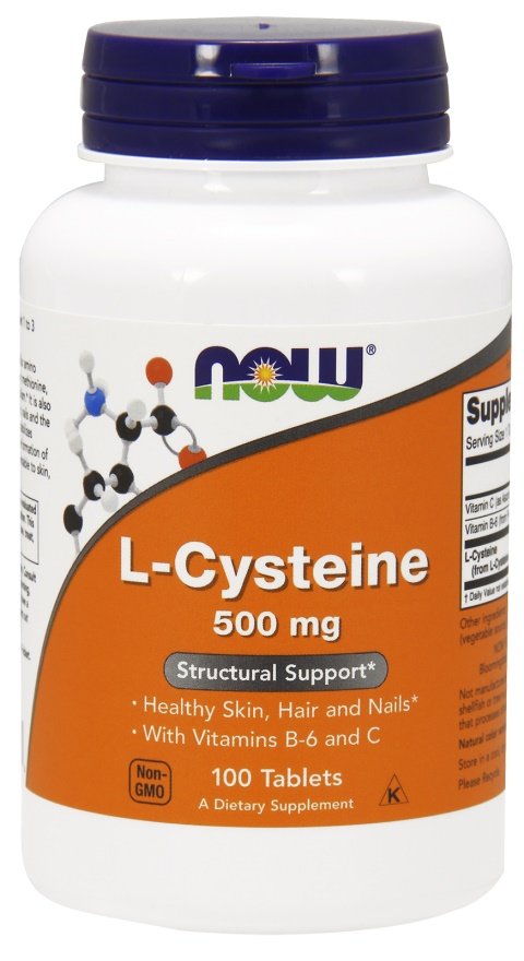 NOW Foods: L-Cysteine, 500mg - 100 tablets