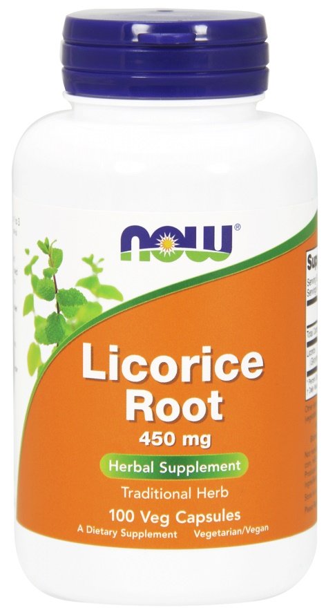 NOW Foods: Licorice Root, 450mg - 100 vcaps