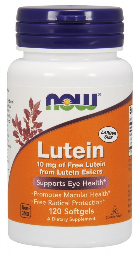 NOW Foods: Lutein, 10mg - 120 softgels