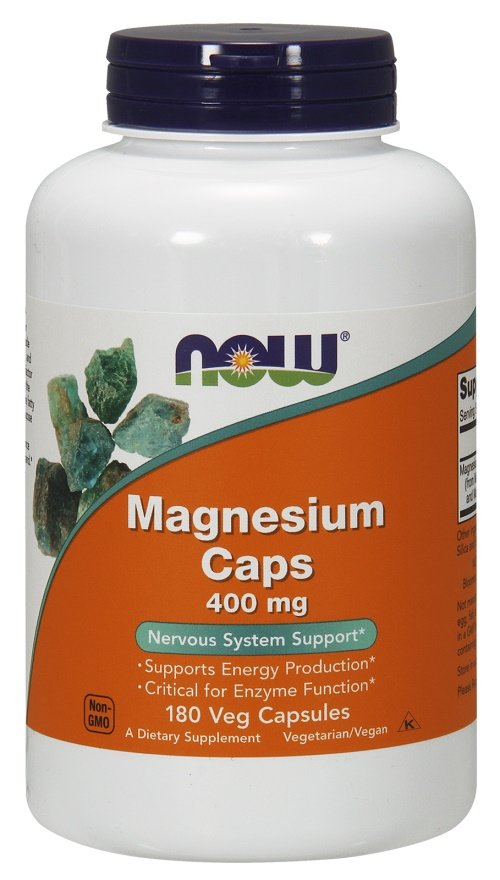 NOW Foods: Magnesium, 400mg - 180 vcaps