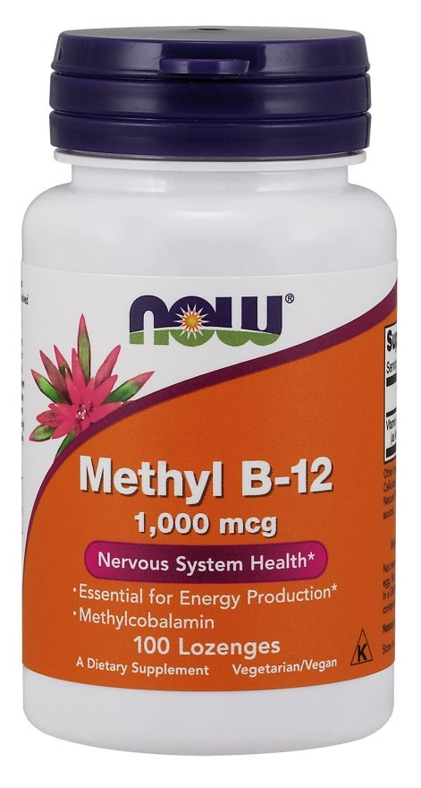 NOW Foods: Methyl B-12, 1000mcg - 100 lozenges