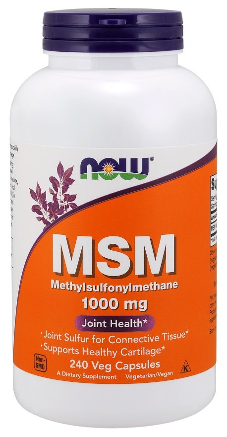 NOW Foods: MSM Methylsulphonylmethane, 1000mg - 240 vcaps